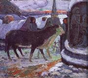 Paul Gauguin Christmas Eve Spain oil painting artist